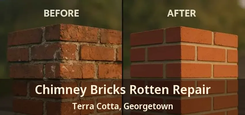 Chimney Bricks Rotten Repair Terra Cotta, Georgetown - ON