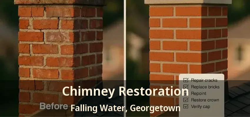 Chimney Restoration Falling Water, Georgetown - ON Chimney Restoration Falling Water, Georgetown - ON