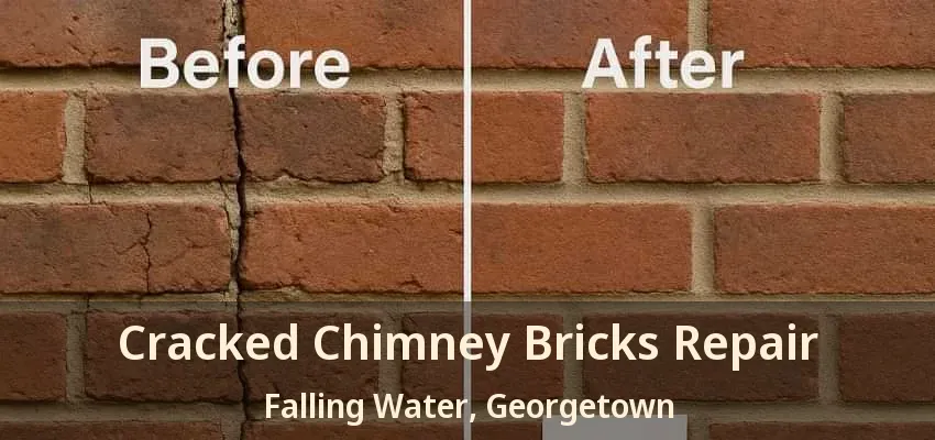 Cracked Chimney Bricks Repair Falling Water, Georgetown - ON Cracked Chimney Bricks Repair Falling Water, Georgetown - ON