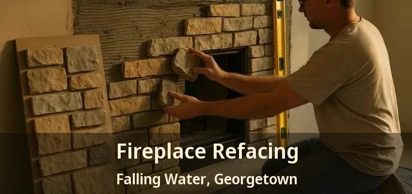 Fireplace Refacing Falling Water, Georgetown - ON Fireplace Refacing Falling Water, Georgetown - ON